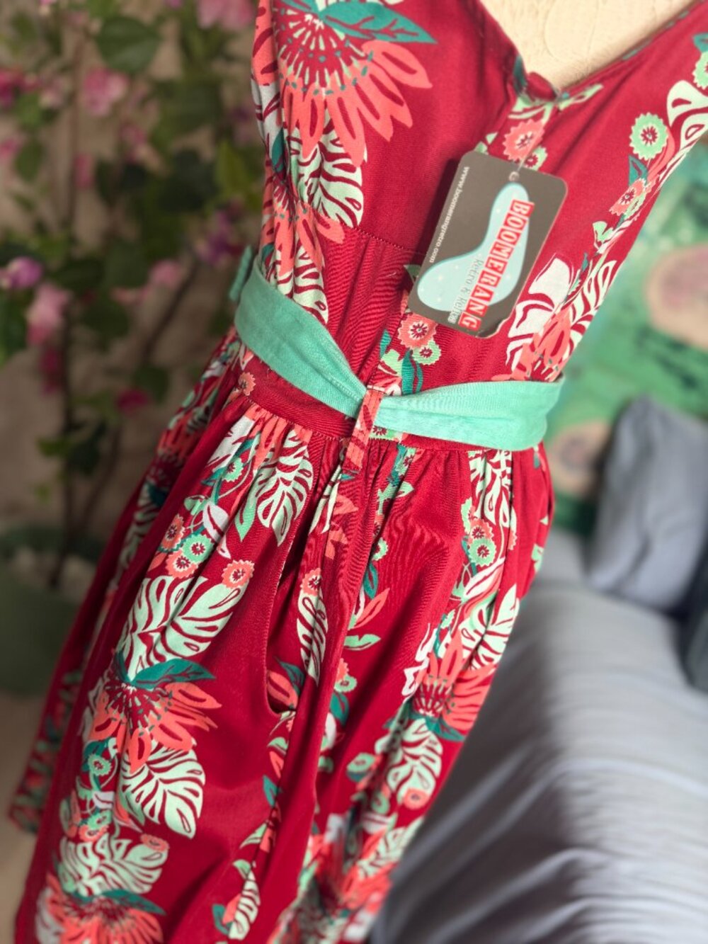 Bettie Page by Tatyana Retro Vintage Style Pin-Up Dress - Size M - Picture 3 of 7